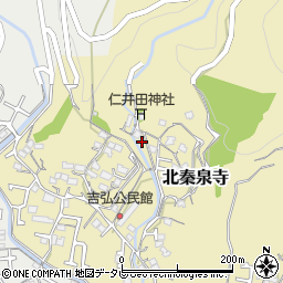 高知県高知市北秦泉寺324-1周辺の地図