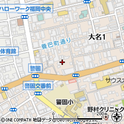 COWSI CAMP コウシキャンプ 天神 大名店周辺の地図