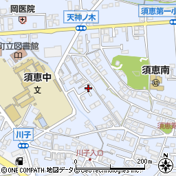 福岡県糟屋郡須惠町上須惠1162-12周辺の地図