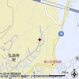 高知県高知市北秦泉寺636-2周辺の地図