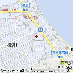 シャトー横浜周辺の地図