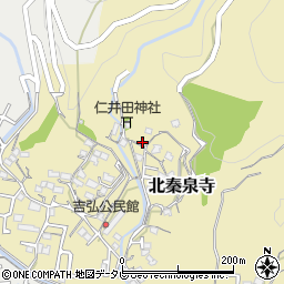 高知県高知市北秦泉寺342-2周辺の地図