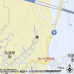 高知県高知市北秦泉寺652周辺の地図