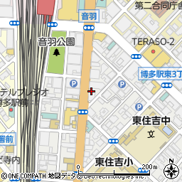 ほっともっと博多駅南店周辺の地図