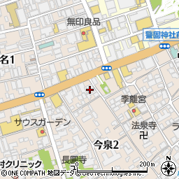 ＵＳボーカル教室福岡本校周辺の地図