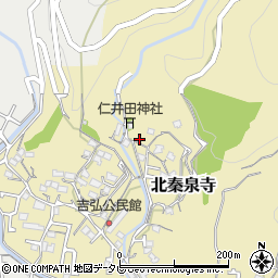 高知県高知市北秦泉寺342-1周辺の地図
