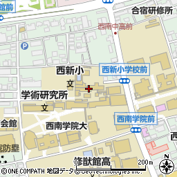 福岡市立西新小学校周辺の地図