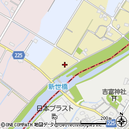 福岡県豊前市広瀬周辺の地図