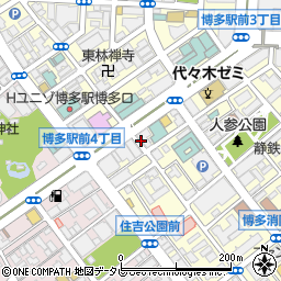 九州カード株式会社　ＶＩＳＡカード入会受付デスク周辺の地図