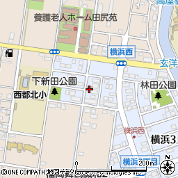 横浜西集会所周辺の地図