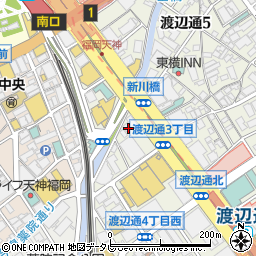 みらい（社会保険労務士法人）　福岡事務所周辺の地図