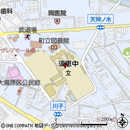 須恵町立須恵中学校周辺の地図