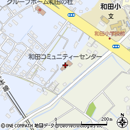 和田コミュニティーセンター周辺の地図
