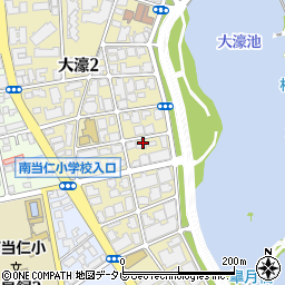 福岡県福岡市中央区大濠2丁目周辺の地図