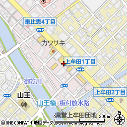 九州マツダ東比恵店周辺の地図