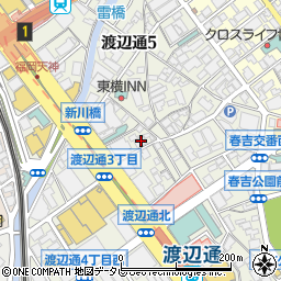 福岡県旅館ホテル生活衛生同業組合周辺の地図