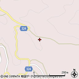 愛媛県喜多郡内子町大瀬中央205周辺の地図