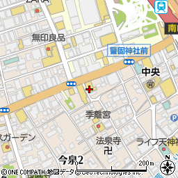 ドン・キホーテ福岡天神本店周辺の地図