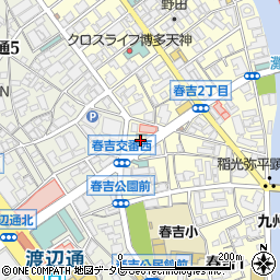 セブンイレブン福岡春吉２丁目店周辺の地図