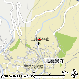 高知県高知市北秦泉寺346周辺の地図