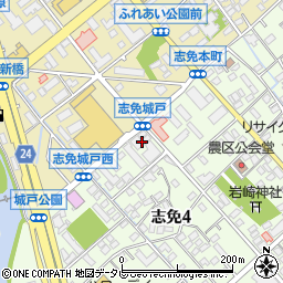 英進館志免校周辺の地図