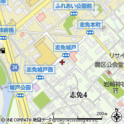 カーブス　志免中央店周辺の地図