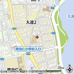 福岡県福岡市中央区大濠周辺の地図