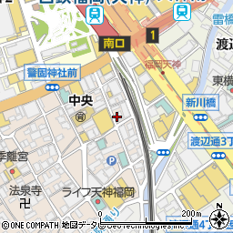 株式会社ルーミックス（ＲＯＯＭＩＸ）　天神本店周辺の地図