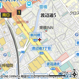 日本司法支援センター　福岡地方事務所周辺の地図