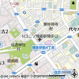 ベルーガカフェ 博多店周辺の地図
