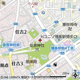 オヌキ新博多ビル駐車場周辺の地図