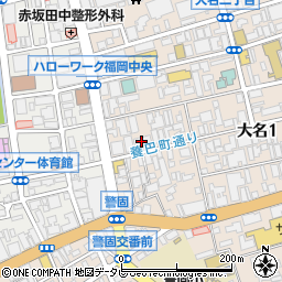 株式会社安藤・間九州支店　九州設計室周辺の地図