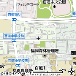 グランドメゾン百道弐番館周辺の地図