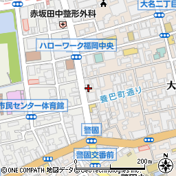 株式会社中央製版　福岡オフィス周辺の地図