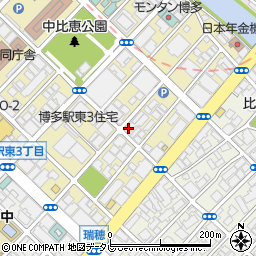 鉄板焼き居酒屋 かな川 博多駅東店周辺の地図