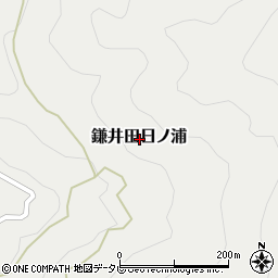高知県高岡郡越知町鎌井田日ノ浦周辺の地図