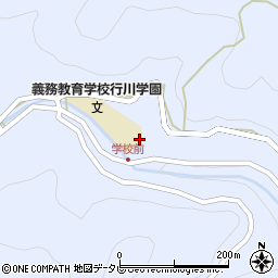 高知県高知市行川415周辺の地図