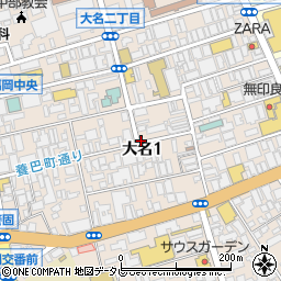 ぶち 博多大名店 坂本塾周辺の地図