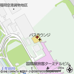 福岡国際空港株式会社　遺失物取扱・国際線周辺の地図