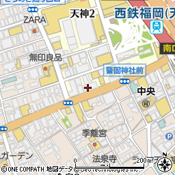 福岡モデル学院周辺の地図