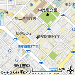 株式会社日本創造教育研究所　福岡事務所周辺の地図