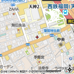 フォーラル福岡店周辺の地図