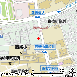 ファミリーマート福岡西南学院前店周辺の地図