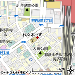 ＴＫＰザイマックス　博多駅前シティセンター周辺の地図