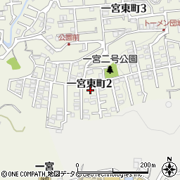 高知県高知市一宮東町2丁目周辺の地図