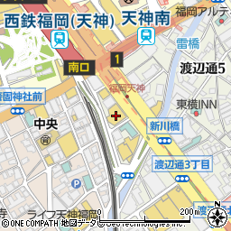 ＳＢＣ＆ＳＷ　天神ロフト店周辺の地図