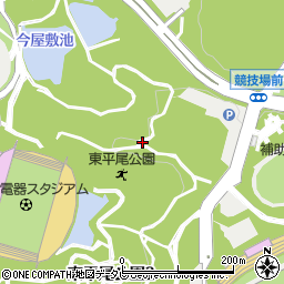 福岡県福岡市博多区東平尾公園周辺の地図