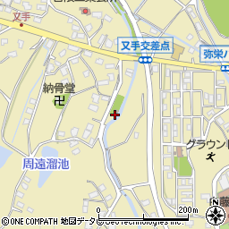 吉隈二研修集会所周辺の地図