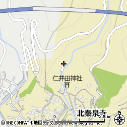 高知県高知市北秦泉寺348周辺の地図