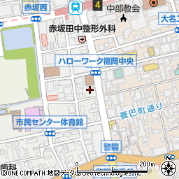 牛タンと焼鳥 まるたんや 福岡 赤坂店周辺の地図